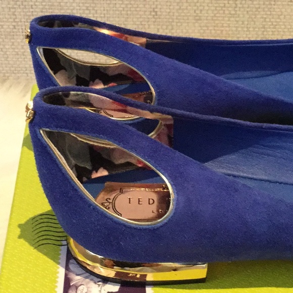 Ted Baker London Shoes | Ted Baker Blue Suede Flats Nwt | Poshmark